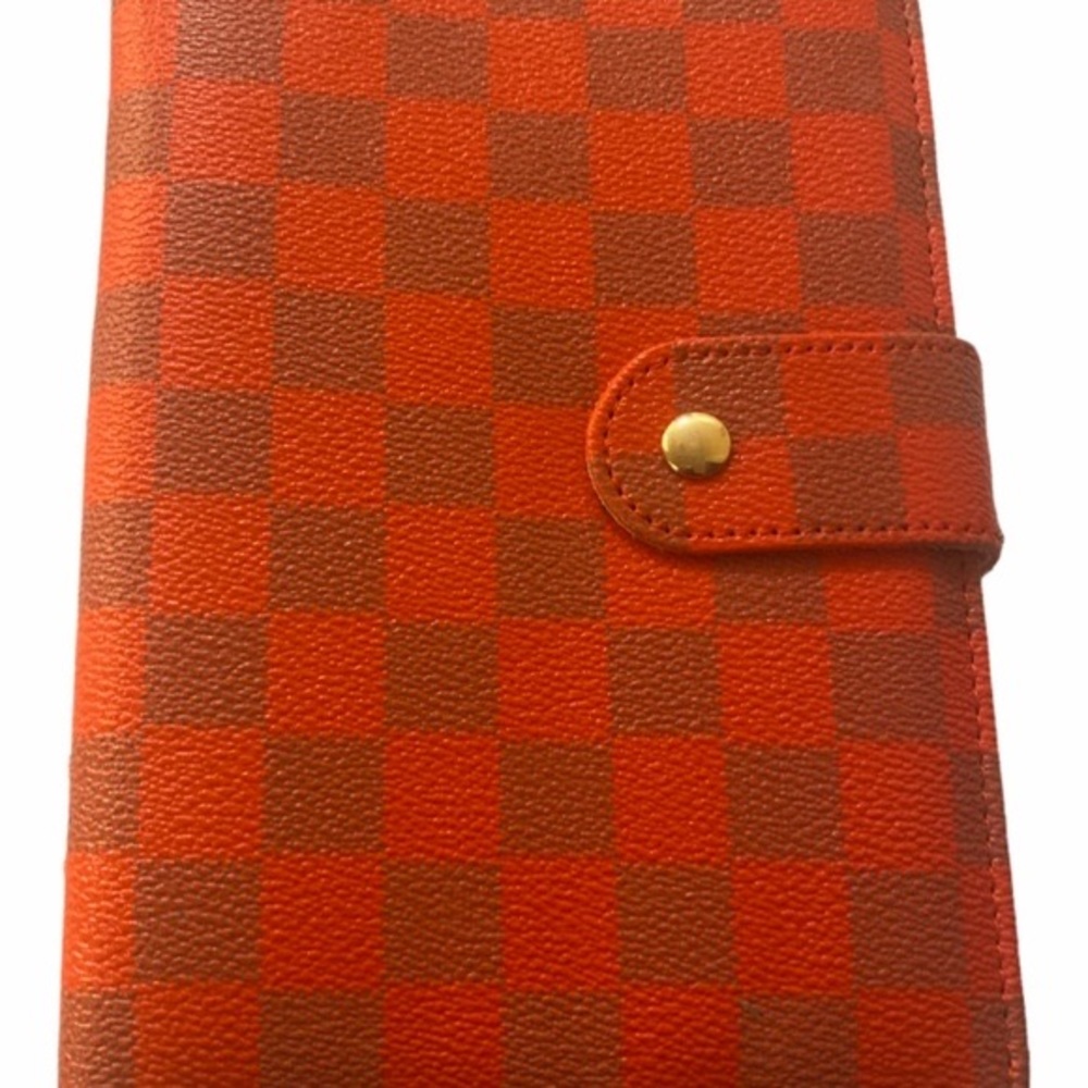 Red Budget Cash Envelope System A6 Binder 6 Rings